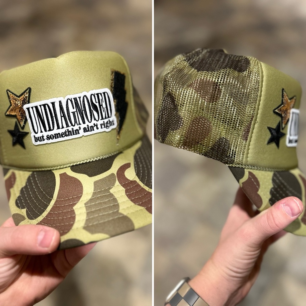 Camo trucker hat